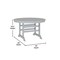 Merrick Lane Leary Dining Table for 4 in All-Weather Recycled HDPE